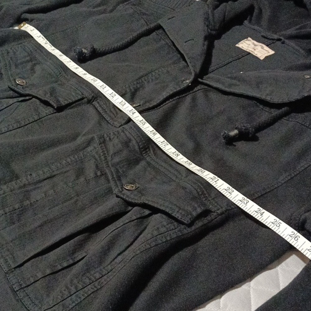 Free People | We The Free Marlie Washed Black Utility Jacket - Picture 4 of 7